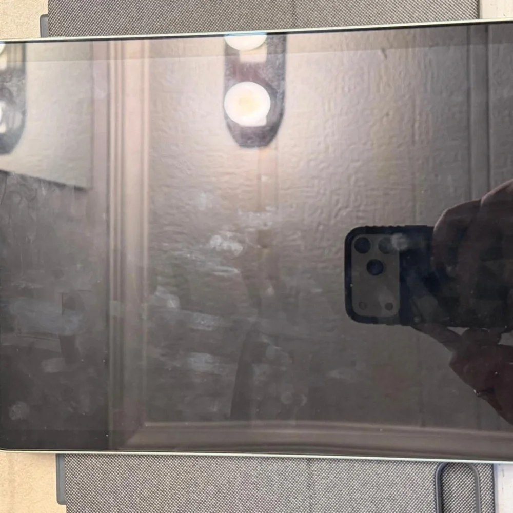 Apple Tablet with Gray Keyboard